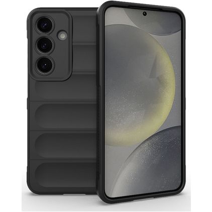 Mobigear Bumpy Samsung Galaxy S25 Flexible TPU Back cover - Black