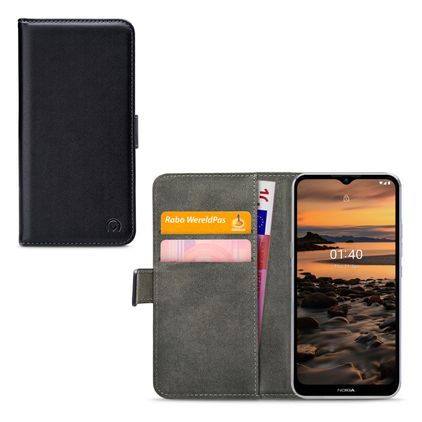 Mobilize Classic Gelly Wallet Nokia 1.4 Pungetui med Seddelrum - Sort