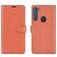 Mobigear Classic Motorola One Fusion Plus Etui z klapką typu portfel - Koniakowy