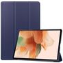 Mobigear Tri-Fold Samsung Galaxy Tab S7 FE Knížkové pouzdro - Tmavě modrá