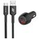 Mobigear Essentials Dual USB / USB-C Billader USB-C 1 m Power Delivery 48W - Sort