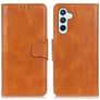 Mobigear Classy Samsung Galaxy A54 Wallet case - Cognac