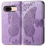Mobigear Butterfly Google Pixel 8a Cover a libro portafoglio - Lavanda