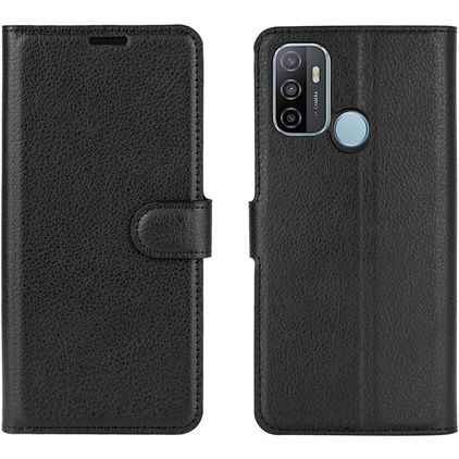 Mobigear Classic OPPO A53s Knížkové pouzdro Peněženka - Černá