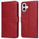 Mobigear Wallet iPhone 17 Wallet case - Red