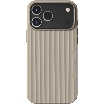 Nudient Bold iPhone 18 Pro Max MagSafe Hard Case Back cover - Linen Beige