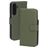 Mobiparts Samsung Galaxy A55 Genuine Leather Wallet case - Green