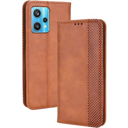 Mobigear Sensation Realme 9 Pro Plus Wallet case - Brown