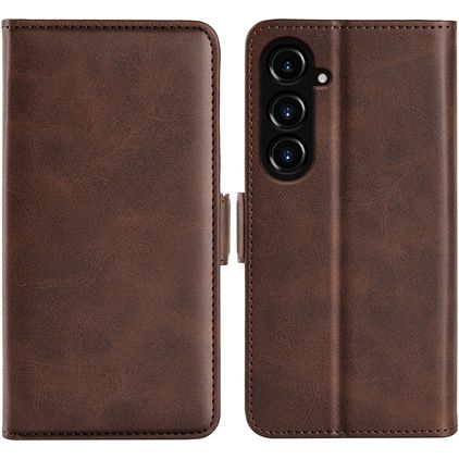 Mobigear Slim Magnet Samsung Galaxy S23 FE Plånboksfodral med sedelfack - Brun