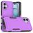 Mobigear Heavy Armor iPhone 16 Plástico rígido Capa traseira Antichoque - Roxo