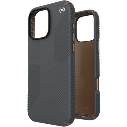Speck Presidio2 Grip iPhone 16 Pro Max Hardcase Etui plecki Wstrząsoodporne - Charcoal Grey