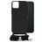 Mobilize Lanyard Gelly iPhone 14 Plus Flexible TPU Case with lanyard - Black