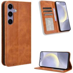 Mobigear Sensation Samsung Galaxy S25 FE Funda tipo libro Cartera - Marrón