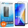 Mobigear Premium TCL 20 SE Vidro temperado Película de ecrã - Compatível com capas - Preto (Pack de 3)