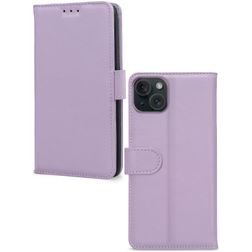 Mobilize Premium Gelly Wallet iPhone 15 Plus Knížkové pouzdro Peněženka - Fialová