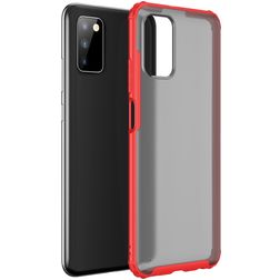 Mobigear Shockproof Samsung Galaxy A03s Hardcase Back cover - Rosso