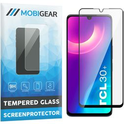 Mobigear Premium TCL 30 Plus Cristal templado Protector de pantalla - Compatible con fundas - Negro