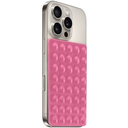 Mobiparts Sticky Pad Mobilhållare med sugpropp - Rosa Universell
