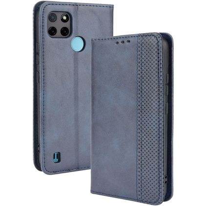 Mobigear Sensation Realme C25Y Funda tipo libro Cartera - Azul