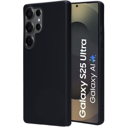 Mobiparts Samsung Galaxy S25 Ultra Silicone Capa traseira - Preto