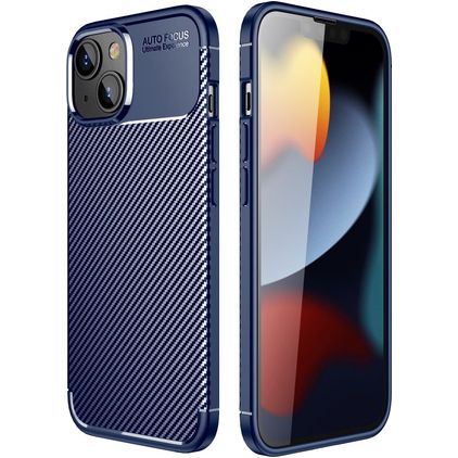 Mobigear Racing iPhone 14 Pro Max Flexible TPU Back cover - Blue