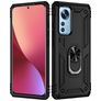 Mobigear Armor Ring Xiaomi 12X Kova Suojakuori Iskunkestävä + Sormuspidike - Musta
