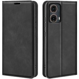 Mobigear Retro Slim Motorola Moto G85 Wallet case - Black
