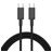Mobigear 100W Cabo USB-C para USB-C 3 m - Preto