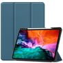 Mobigear Tri-Fold Gel iPad Pro 12,9 polegadas (2022) TPU / Pele sintética Capa livro + Suporte para caneta stylus - Verde
