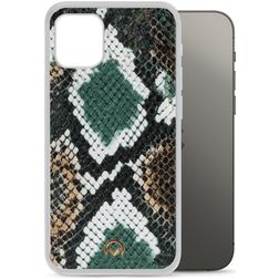 Mobilize Magnet Gelly iPhone 12 Flexible TPU Back cover Shockproof - Green Snake