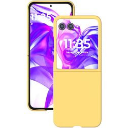Mobigear Colors Motorola Razr 50 Ultra Hard Case Back cover - Yellow