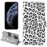 Mobigear Leopard iPhone 13 Wallet case - White