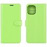 Mobigear Classic iPhone 12 Mini Wallet case - Green