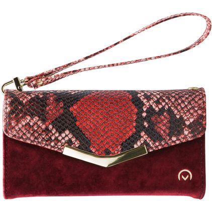 Mobilize Gelly Velvet iPhone 7 Plus Etui Kopertówka 2w1 z odpinanym etui - Red Snake