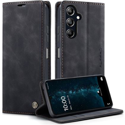 CaseMe 013 Samsung Galaxy A16 Plånboksfodral med sedelfack - Svart