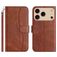 Mobigear S Line iPhone 18 Pro Max Etui z klapką typu portfel - Brązowy