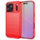 Mobigear Brushed Slim iPhone 18 Pro Flexible TPU Back cover - Red