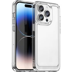 Mobigear Crystal Gennemsigtig iPhone 15 Pro Fleksibel TPU Bagsidecover - Gennemsigtig