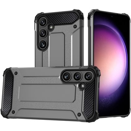 Mobigear Outdoor Samsung Galaxy S24 Plus Hard Case Back cover Shockproof - Grey