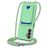 Mobigear Lanyard Card Samsung Galaxy A16 Silicone Case with lanyard and Card Holder - Green