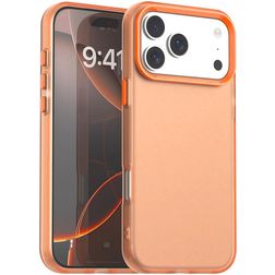 Mobigear Crystal iPhone 17 Pro Max Funda Plástico rígido Carcasa - Naranja
