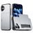 Mobigear Card iPhone 18 Hardcase Back cover Antiurto con portacarte - Grigio