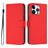 Mobigear Urban Wallet iPhone 16 Pro Max Pungetui med Seddelrum - Rød