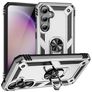 Mobigear Armor Ring Samsung Galaxy S23 FE Hardcase Back cover Antiurto con anello - Argento