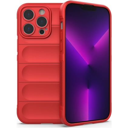 Mobigear Bumpy iPhone 14 Pro Max Flexible TPU Back cover - Red