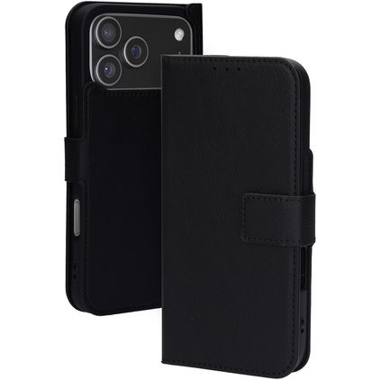 Mobiparts Classic Wallet iPhone 17 Pro Max MagSafe Plånboksfodral - Svart