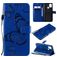 Mobigear Butterfly Samsung Galaxy A21s Funda tipo libro Cartera - Azul