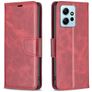 Mobigear Excellent Xiaomi Redmi Note 12 Plånboksfodral med sedelfack - Röd