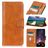 Mobigear Classy Motorola Edge (2021) Capa livro Carteira - Conhaque