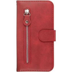 Mobigear Zipper Samsung Galaxy S20 Wallet case - Red